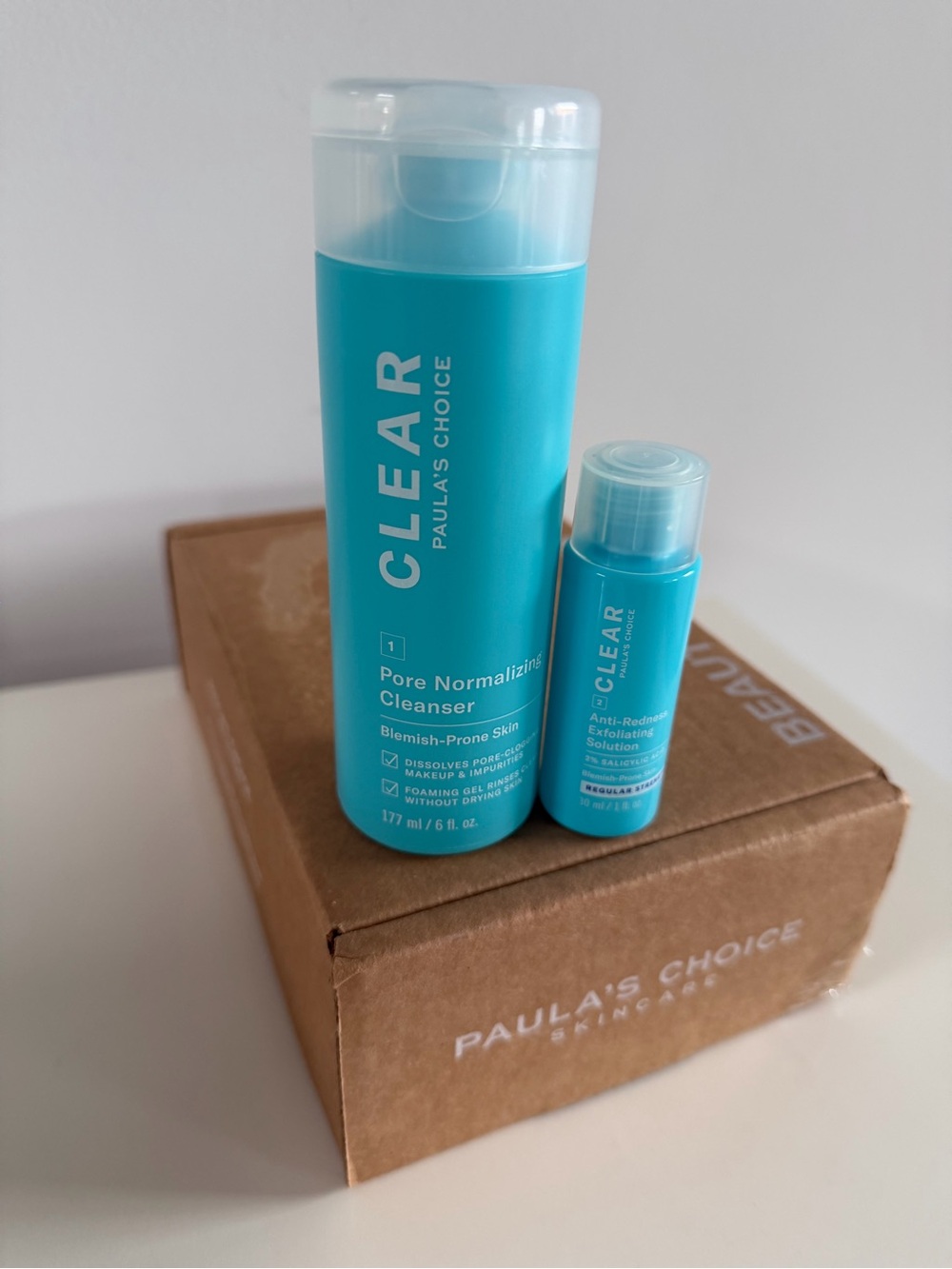 Pore Normalizing Cleanser plus BONUS Anti-Redness Exfoliating Solution